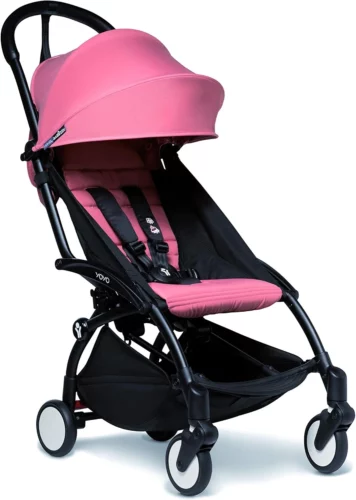 Carrinho de bebê BABYZEN YOYO2 preto com capota na cor Ginger, leve e compacto
