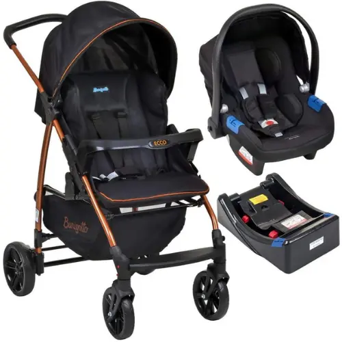 O Carrinho de Bebê Bebê Conforto Base Burigotto Ecco Preto Bronze é uma ótima opção para pais que buscam um carrinho leve, compacto, seguro, confortável e versátil para transportar seu bebê. O produto possui boa qualidade, é bem avaliado pelos clientes e tem um preço competitivo.