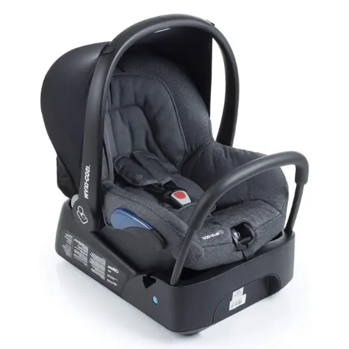 O Bebê Conforto Citi com Base da Maxi-Cosi é um assento de carro para bebês projetado para ser seguro e confortável para crianças de 0 a 1 ano de idade (ou até 13 kg). Ele vem com uma base para carro incluída, o que facilita a instalação e a remoção do assento do carro. O Citi também possui um sistema de proteção contra impactos laterais para ajudar a proteger seu bebê em caso de acidente.