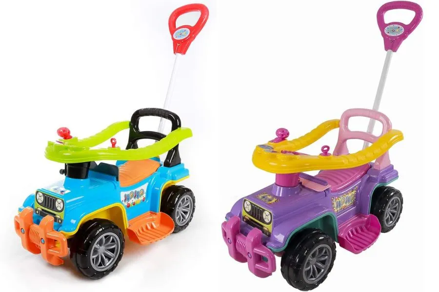 O Maral Carrinho Com Chassis Jip Jip Menina e Menino Multicor é uma boa opção para quem procura um carrinho infantil acessível, resistente e com design bonito.