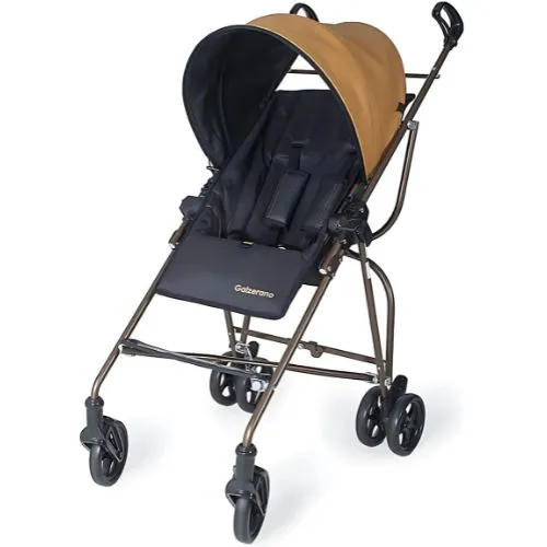 CARRINHO DE BEBÊ PARA PASSEIO GALZERANO CAPRI DE 6 MESES ATÉ 15KG PRETO E COBRE": "Carrinho de bebê Galzerano Capri, disponível na cor preto e cobre, projetado para crianças de 6 meses a 15 kg. O carrinho possui um assento reclinável, cinto de segurança de 5 pontos, rodas dianteiras giratórias, capota removível e estrutura em aço. Ideal para passeios, com tecido removível e lavável.