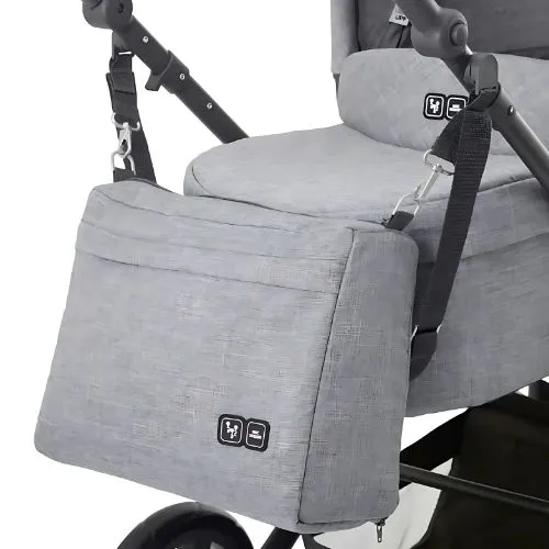 Bolsa maternidade com trocador, espaçosa e prática, para transporte de itens essenciais do bebê com conforto e organização durante os passeios.