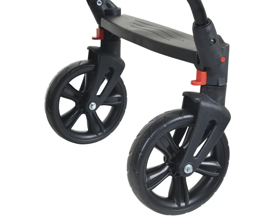 Roda frontal com travas carrinho ecco burigotto