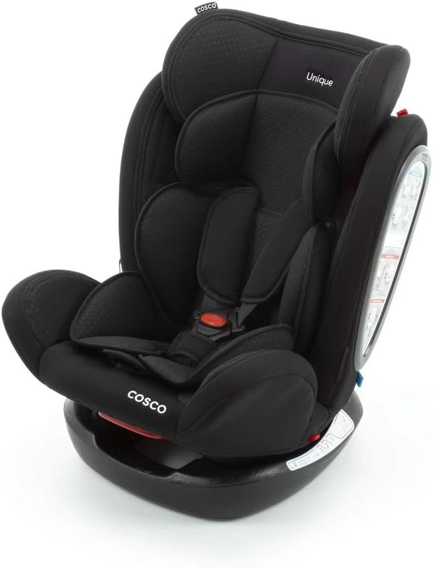 Cadeirinha Unique, 0 a 36kg, Preto Sport - Acompanha todas as fases do seu filho, ideal para a segurança e conforto